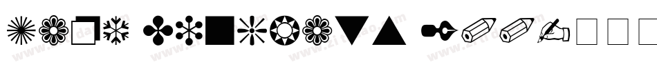 Zapf Dingbats 200字体转换